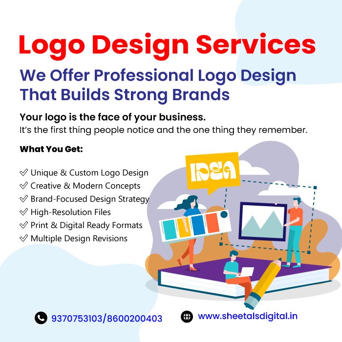 Logo Design Services in Wagholi Pune by Sheetal’s Digital – Professional Brand Logo Design