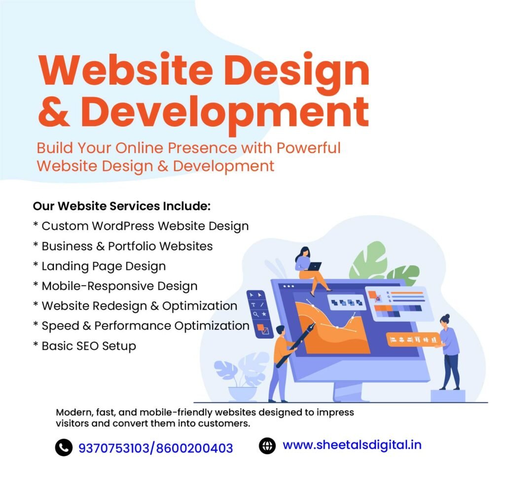 WordPress Website Design & Development Services in Wagholi Pune | SEO-Friendly Business Website by Sheetal’s Digital